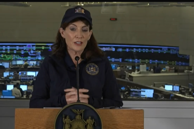 <p>New York Gov. Kathy Hochul on Saturday detailed the damage and emergency response after Friday’s heavy rainfall and flooding</p>